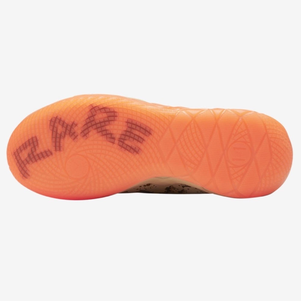 Puma Men's La Melo MB.01 Mid Athletic Shoes-Pale Khaki Digital Camo & Orange - Picture 3 of 4